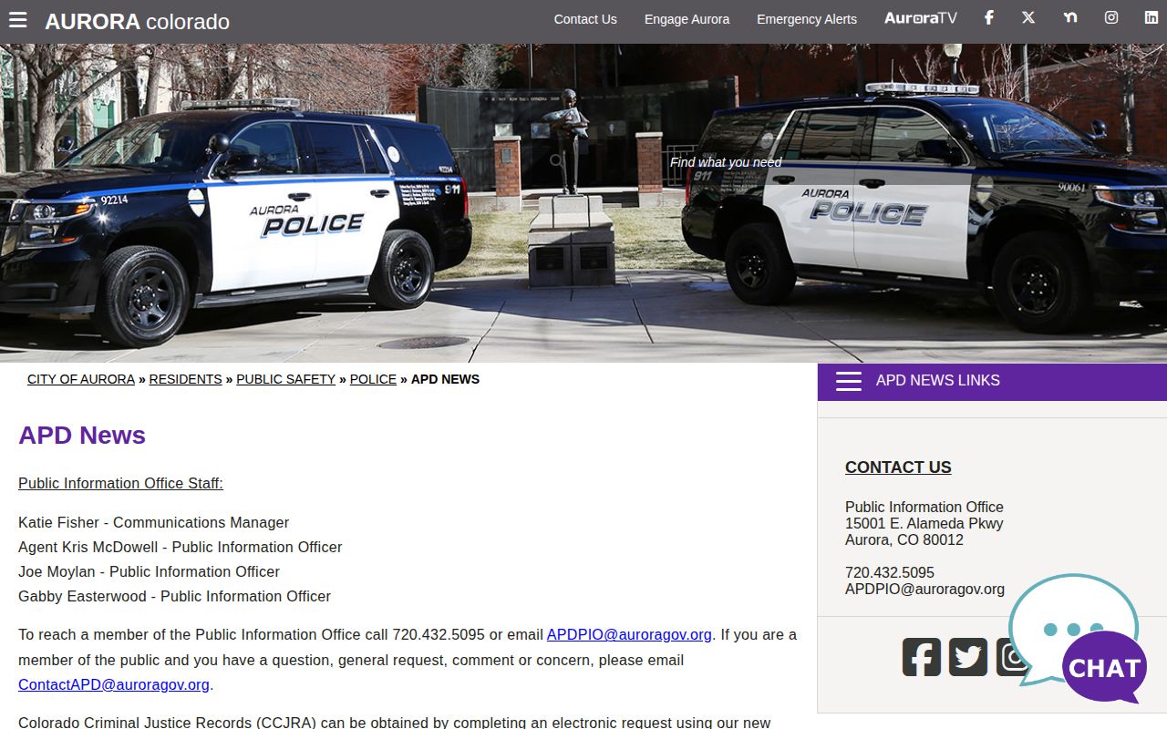 Arapahoe County official Aurora Police crime news archive